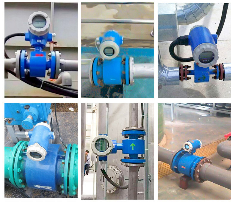 電磁計(jì)量表現(xiàn)場(chǎng)安裝使用圖